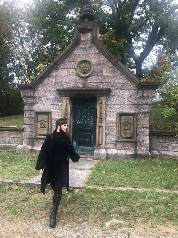 Tea Deviant in Sleepy Hollow Cemetery