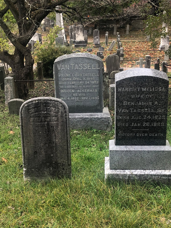 Van Tassell gravestones in Sleepy Hollow Cemetery